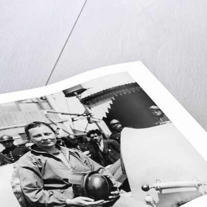 Gwenda Stewart at Montlhery, France, 1934 by Unknown