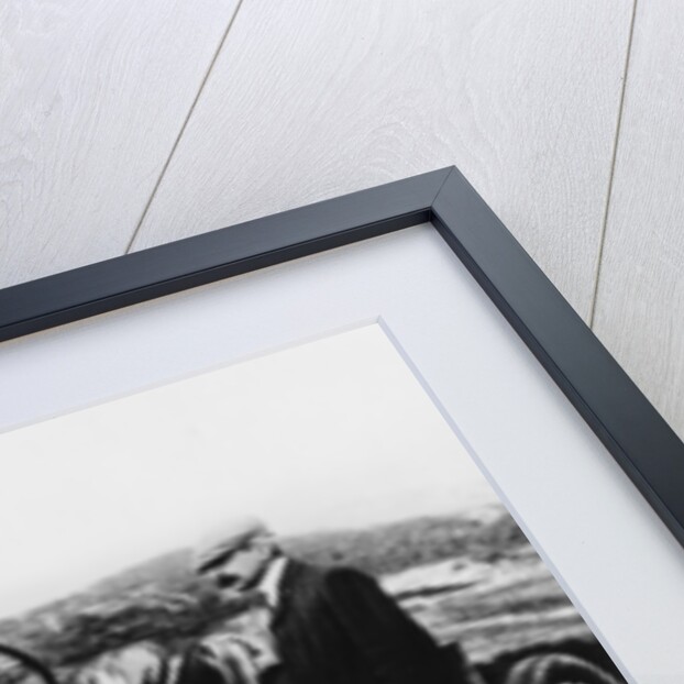 King Albert I of Belgium inspecting a car, c1909-c1913 by Unknown