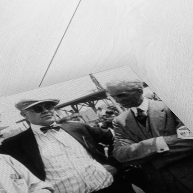 Jules Goux, Barney Oldfield and Henry Ford, Indianapolis, 1921 by Unknown