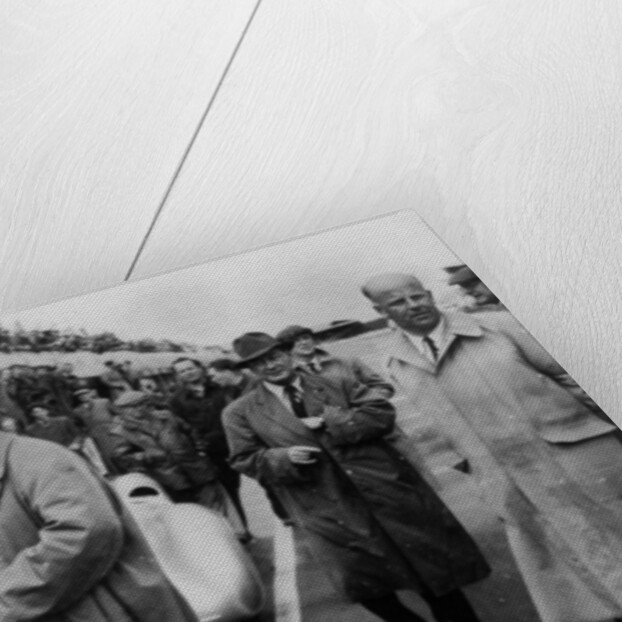 Alfred Neubauer, Mercedes team manager, 1954 by Unknown