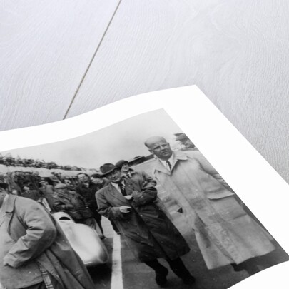 Alfred Neubauer, Mercedes team manager, 1954 by Unknown