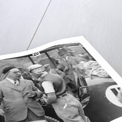 Tazio Nuvolari at the Ulster TT race, 1933 by Unknown