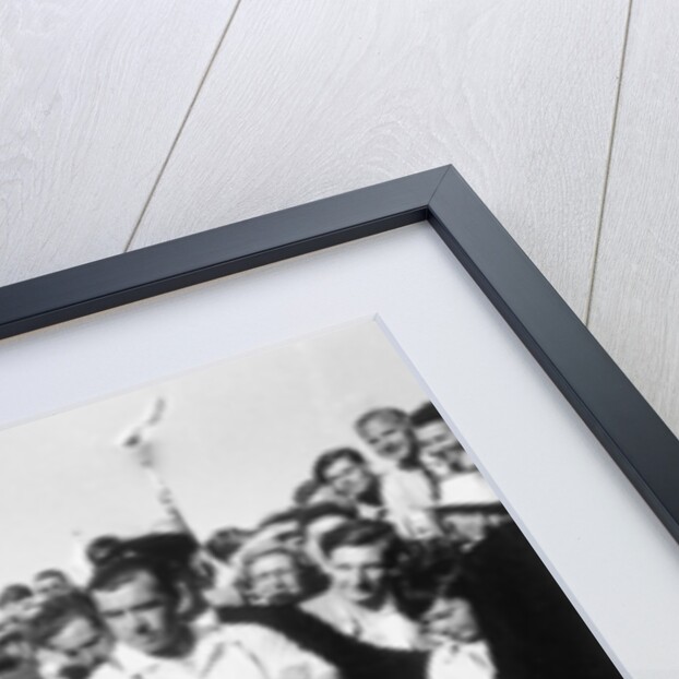 Stirling Moss, winner of the British Grand Prix, Aintree, 1955 by Unknown