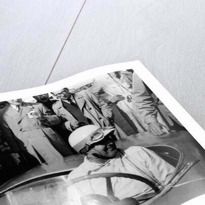 Hermann Lang in a Mercedes Benz 300 SL, Nurburgring 1000km, 1952 by Unknown