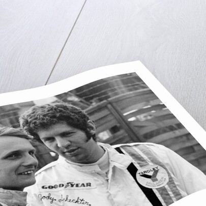 Niki Lauda and Jody Schekter, Race of Champions, Brands Hatch, Kent, 1973 by Unknown