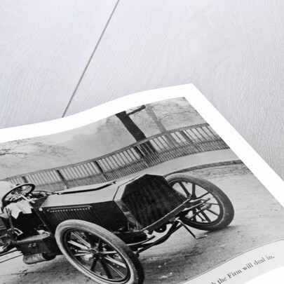 Charles Jarrott in his Napier Car, 1903 by Unknown