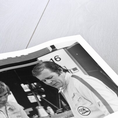 James Hunt with Charles Lucas, c1970 by Unknown
