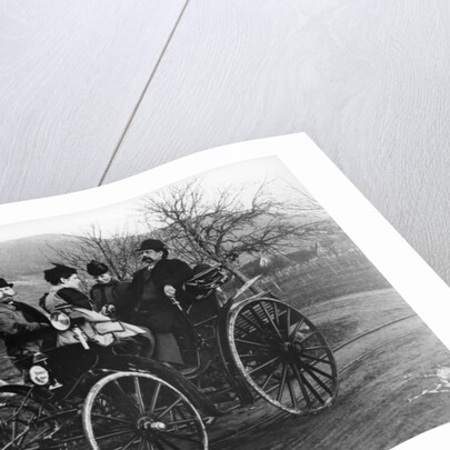 Karl Benz with his wife Bertha in a Benz-Viktoria, 1893 by Unknown