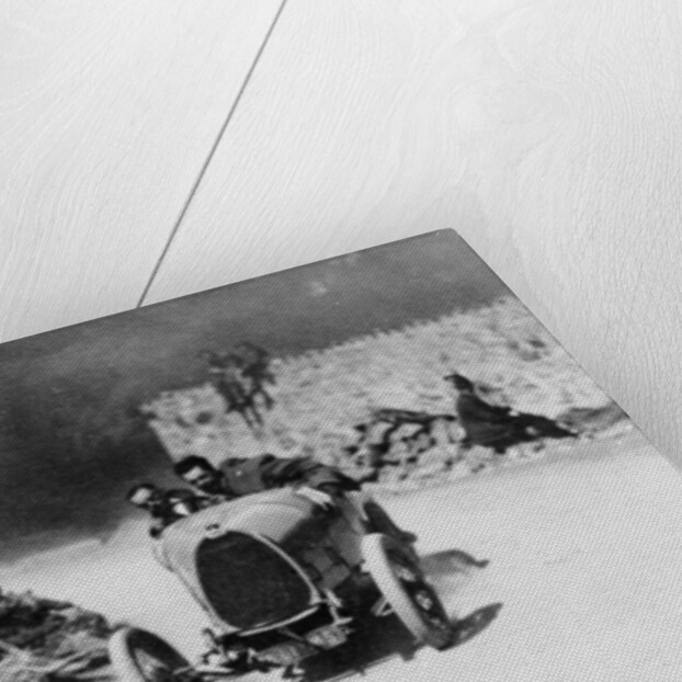 Louis Chiron driving a Bugatti at the Castellane Hill Climb, Provence, France, 1925 by Unknown
