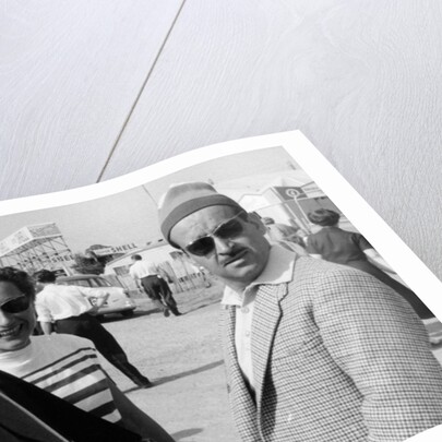 Pierre About with Maurice Trintignant by Unknown