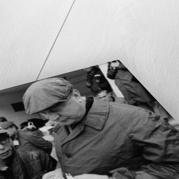 Honda technicians selecting the appropriate plugs by Unknown