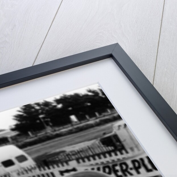 Donald Campbell with a Sunbeam 350 and Leo Villa with Bluebird, c1964 by Unknown