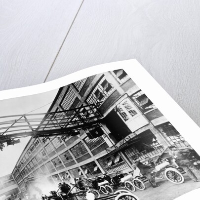 The exterior of the Model T factory, 1914 by Unknown