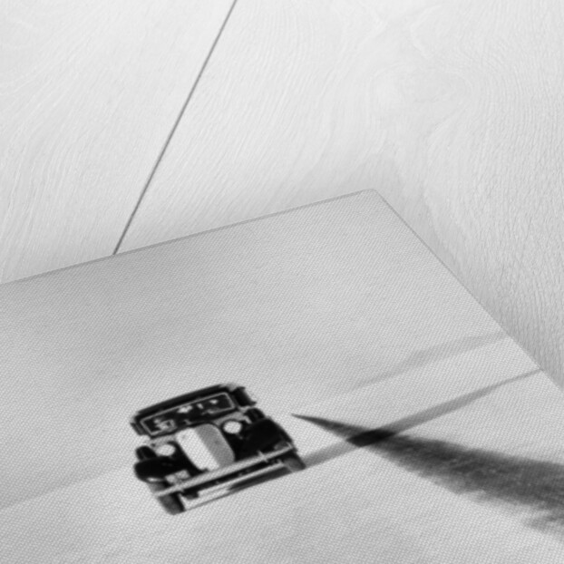 A Ford Lincoln on the Bonneville Salt Flats, Utah, 1935 by Unknown