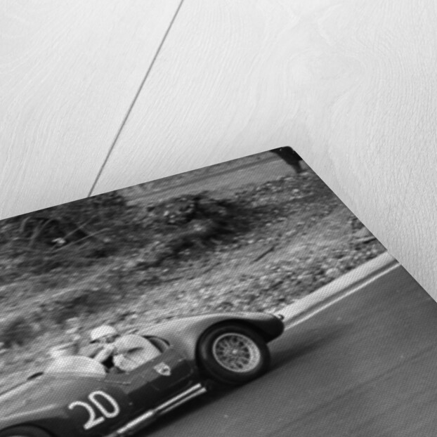 Roy Salvadori driving a 1953 Maserati at Brands Hatch, Kent, 1954 by Unknown