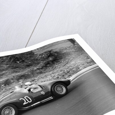 Roy Salvadori driving a 1953 Maserati at Brands Hatch, Kent, 1954 by Unknown