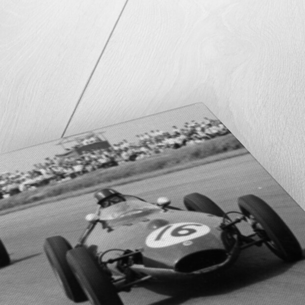 Graham Hill and Jack Brabham racing in the XI British Grand Prix, Silverstone, July 1958 by Unknown