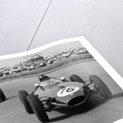 Graham Hill and Jack Brabham racing in the XI British Grand Prix, Silverstone, July 1958 by Unknown