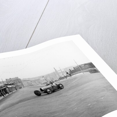 Bugatti in a race on the Isle of Man, 1933 by Unknown