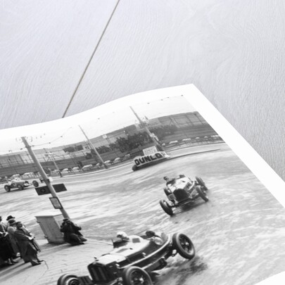 Brian Lewis in an Alfa Romeo Monza in the Mannin Moar race by Anonymous