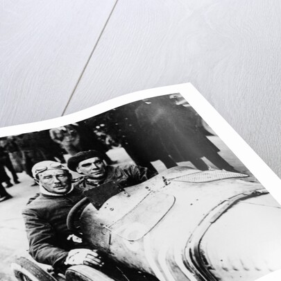 Sir Algernon Lee Guinness at the wheel of a Sunbeam, (c1910-c1920?) by Unknown
