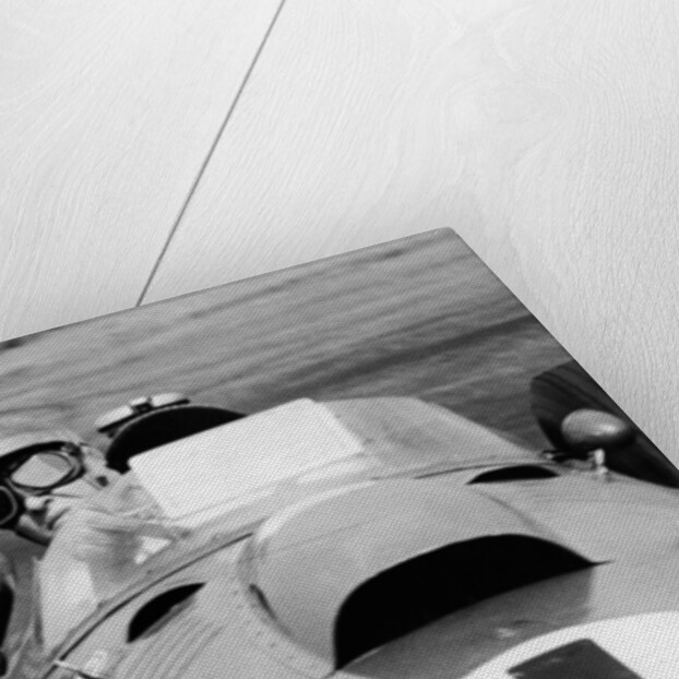 Peter Collins in a Ferrari by Unknown