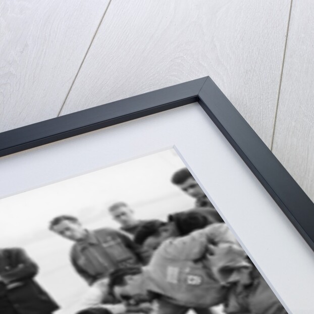 Alberto Ascari at the wheel of the new Lancia Grand Prix car, 1955 by Unknown