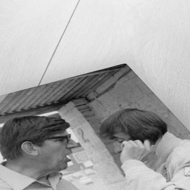 Ken Tyrrell and Jackie Stewart, (c1960s?) by Unknown