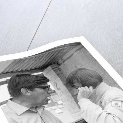 Ken Tyrrell and Jackie Stewart, (c1960s?) by Unknown