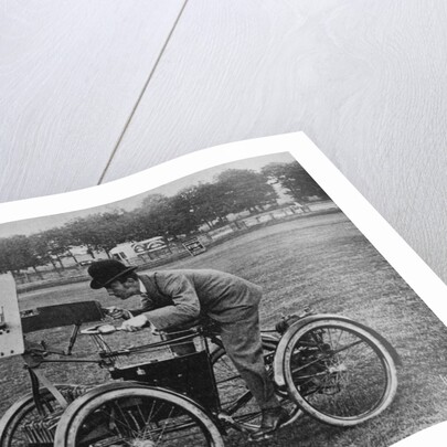 Simms 'Motor Scout' armoured quadricycle, c1899 by Unknown
