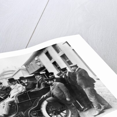 Wilhelm Maybach in a Mercedes, 1903 by Unknown