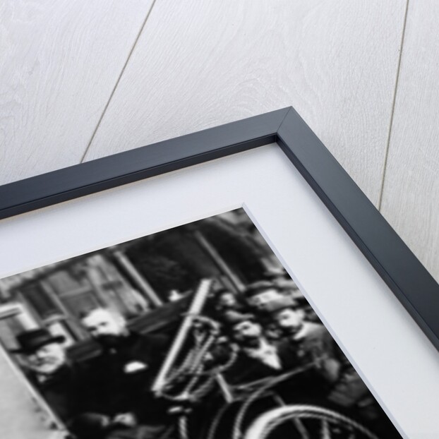 Gottlieb Daimler in a Canstatt Daimler, 1896 by Unknown