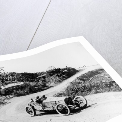 T Pilette in a Mercedes 4.5 litre at the French Grand Prix, Lyons, 1914 by Unknown