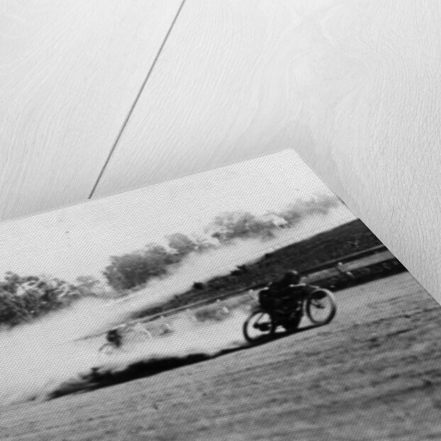 Dirt track motorbike racing, 1913 by Unknown