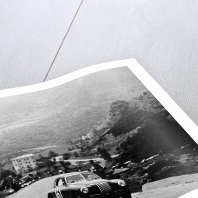 Fiat 1100S Berlinetta competing in the Mille Miglia, Italy, 1947 by Unknown