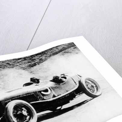 Alfieri Maserati and Guerino Bertocchi in a Type 26 Maserati, Targa Florio race, Sicily, 1926 by Unknown