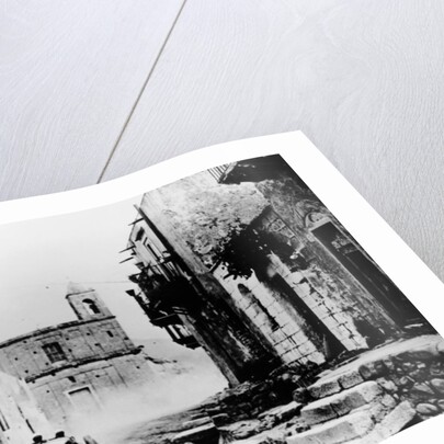 Achille Varzi in a P2 Alfa Romeo Grand Prix car, in the Targa Florio race, Sicily, 1930 by Unknown