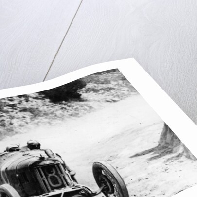 Pietro Bordino in a Fiat 803, in the Targa Florio race, Sicily, 1924 by Unknown