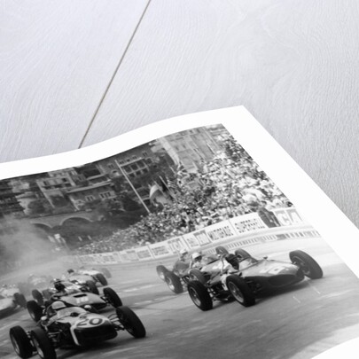The start of the Monaco Grand Prix, Monte Carlo, 1961 by Unknown