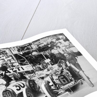 Scene during practice for the Monaco Grand Prix, 1929 by Unknown