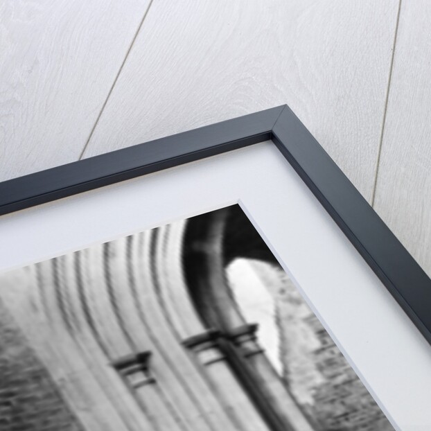 Two chauffeurs driving a convertible City and Suburban electric car by Unknown