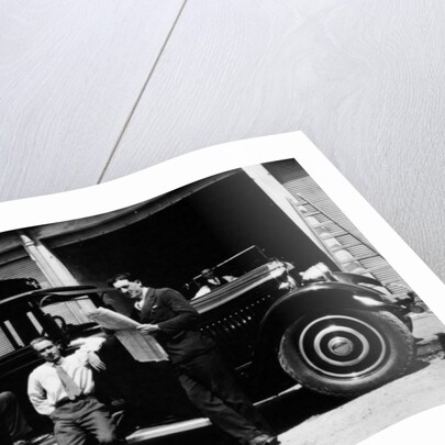 Chauffeurs with a Minerva, France by Unknown