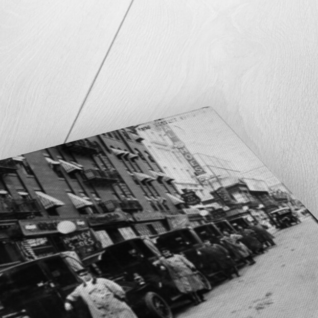 1910 Darracq taxis, New York, c1910 by Unknown