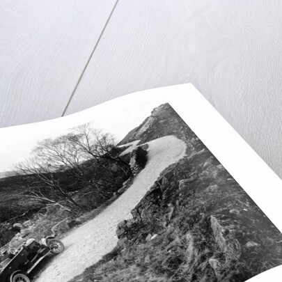 A Morris Oxford climbing a steep hill in the Lake District, Cumbria, (c1920s?) by Unknown