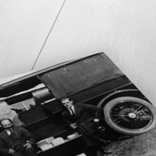 Two men with a Daimler shooting brake, 1914 by Unknown