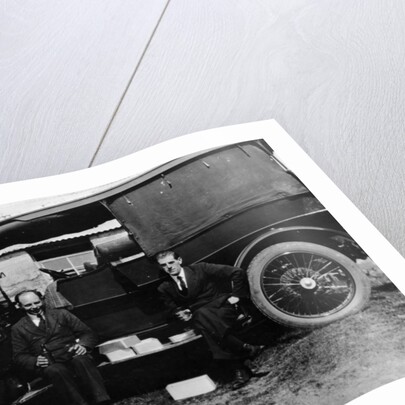 Two men with a Daimler shooting brake, 1914 by Unknown