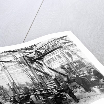 Machine shop in the Argyll car factory, Glasgow, c1899-c1930 by Unknown