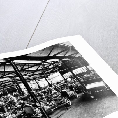 Interior of the Calcott car factory, Coventry, Warwickshire, April, 1921 by Unknown