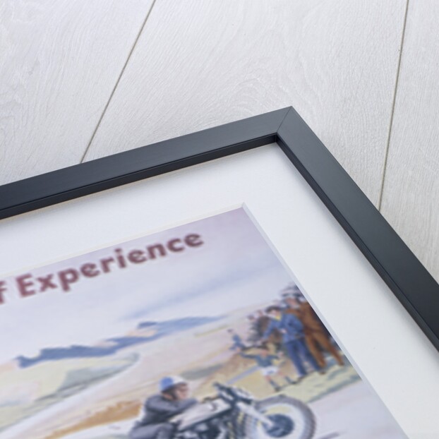 Poster advertising Norton motor bikes, 1954 by Unknown