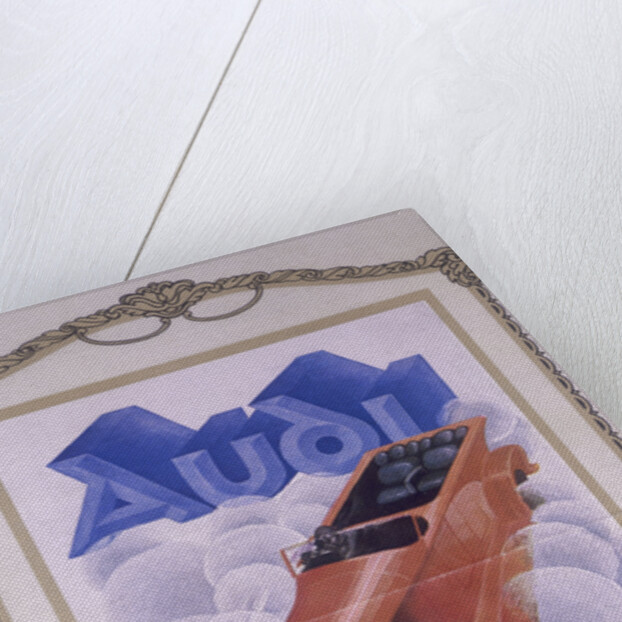 Poster advertising Audi cars, 1922 by Unknown